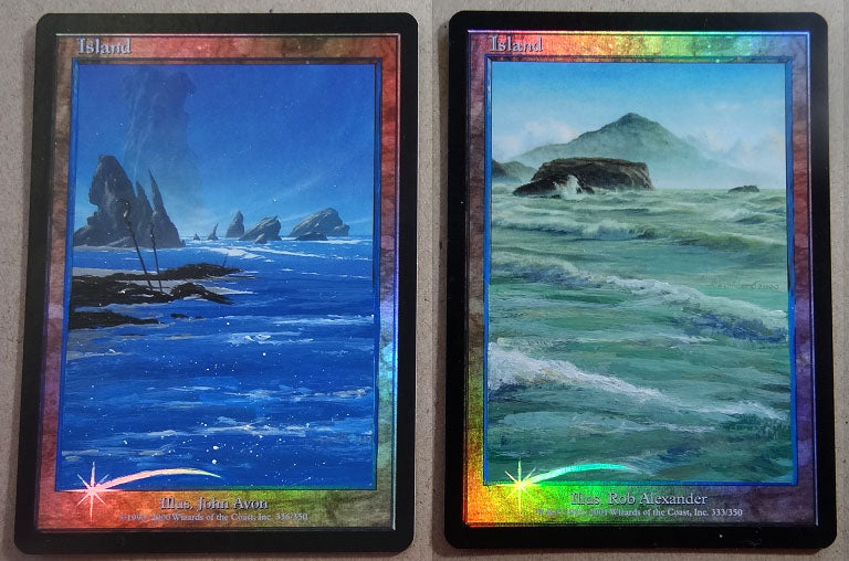 Textless foil Islands